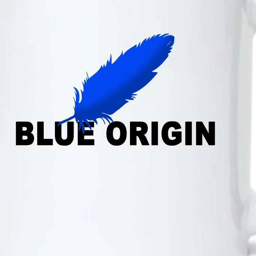 Blue Origin Feather Logo Black Color Changing Mug