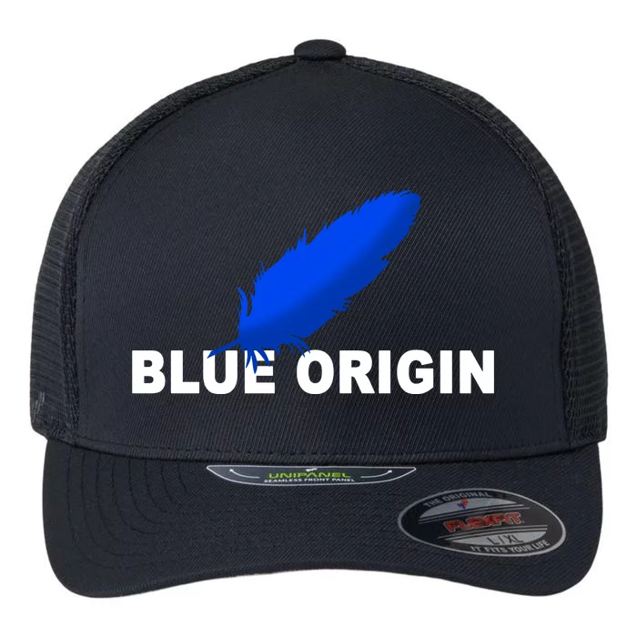 Blue Origin Feather Logo Flexfit Unipanel Trucker Cap