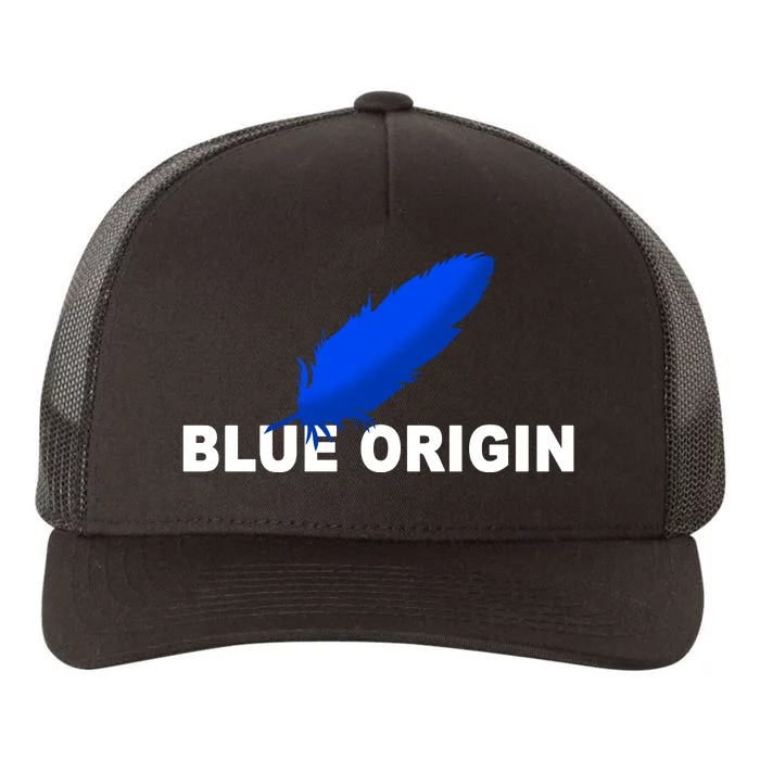 Blue Origin Feather Logo Yupoong Adult 5-Panel Trucker Hat