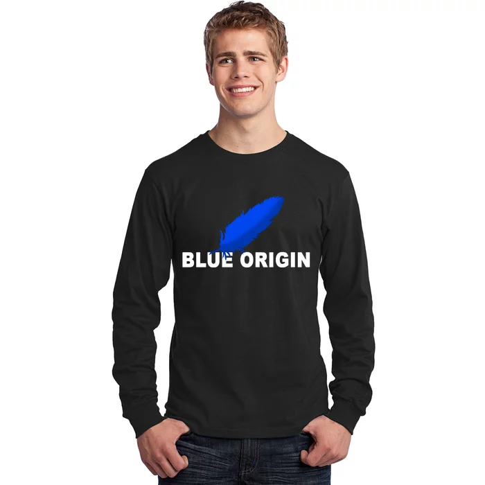 Blue Origin Feather Logo Long Sleeve Shirt