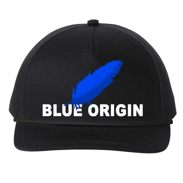 Blue Origin Feather Logo Snapback Five-Panel Rope Hat