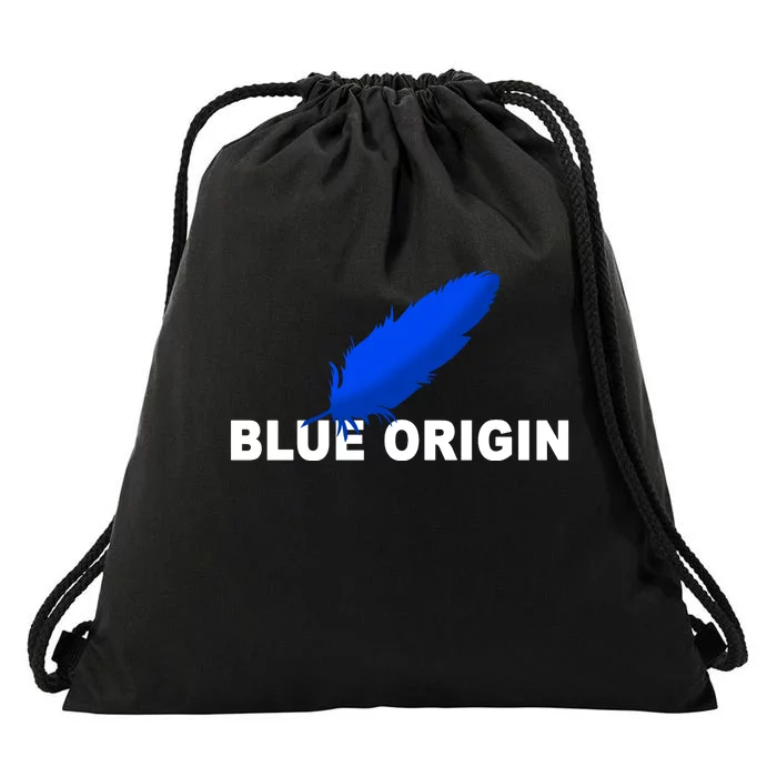 Blue Origin Feather Logo Drawstring Bag