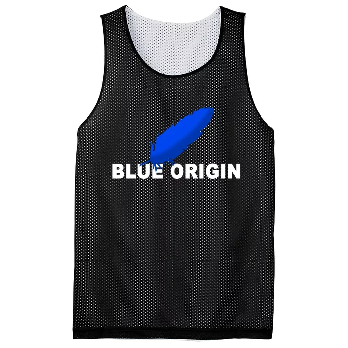 Blue Origin Feather Logo Mesh Reversible Basketball Jersey Tank