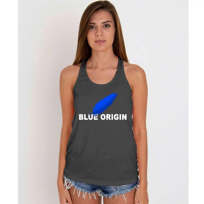 Blue Origin Feather Logo Women's Knotted Racerback Tank