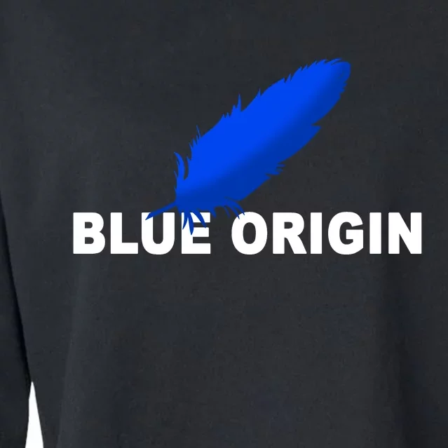 Blue Origin Feather Logo Cropped Pullover Crew