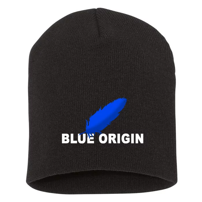 Blue Origin Feather Logo Short Acrylic Beanie