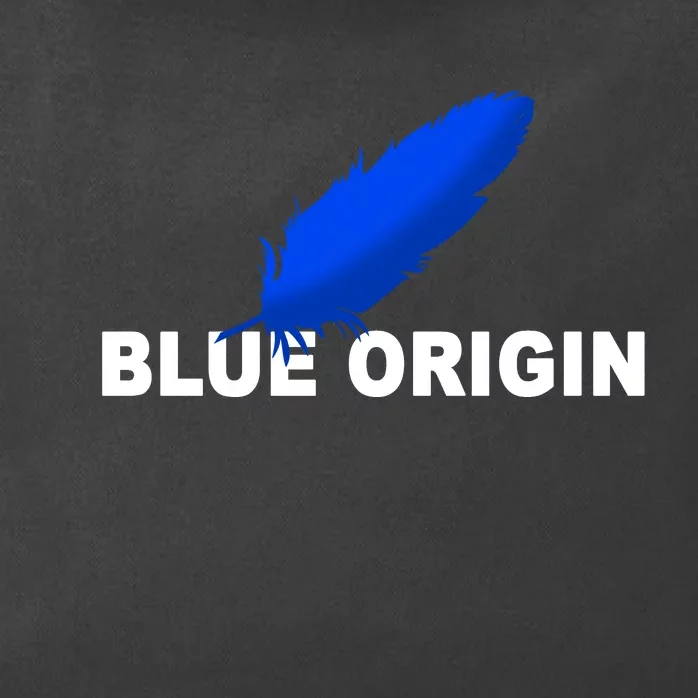 Blue Origin Feather Logo Zip Tote Bag