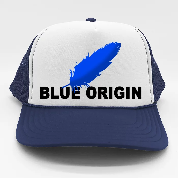 Blue Origin Feather Logo Trucker Hat