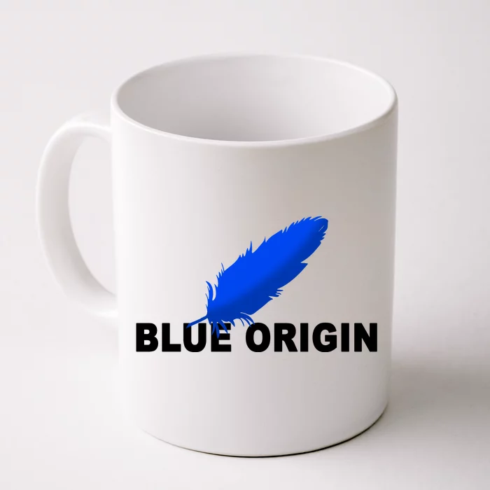 Blue Origin Feather Logo Front & Back Coffee Mug