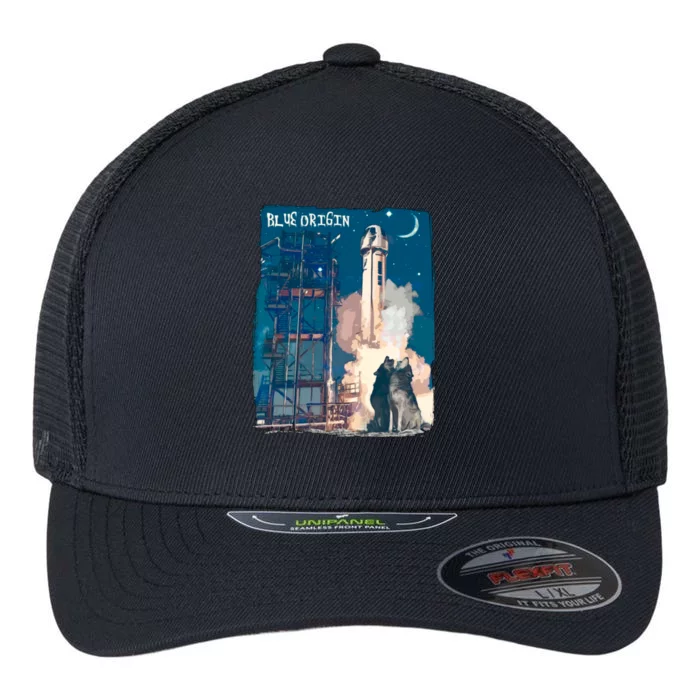 Blue Origin Space Launch Flexfit Unipanel Trucker Cap