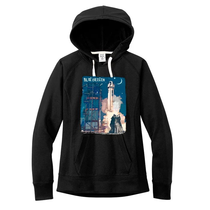 Blue Origin Space Launch Women's Fleece Hoodie