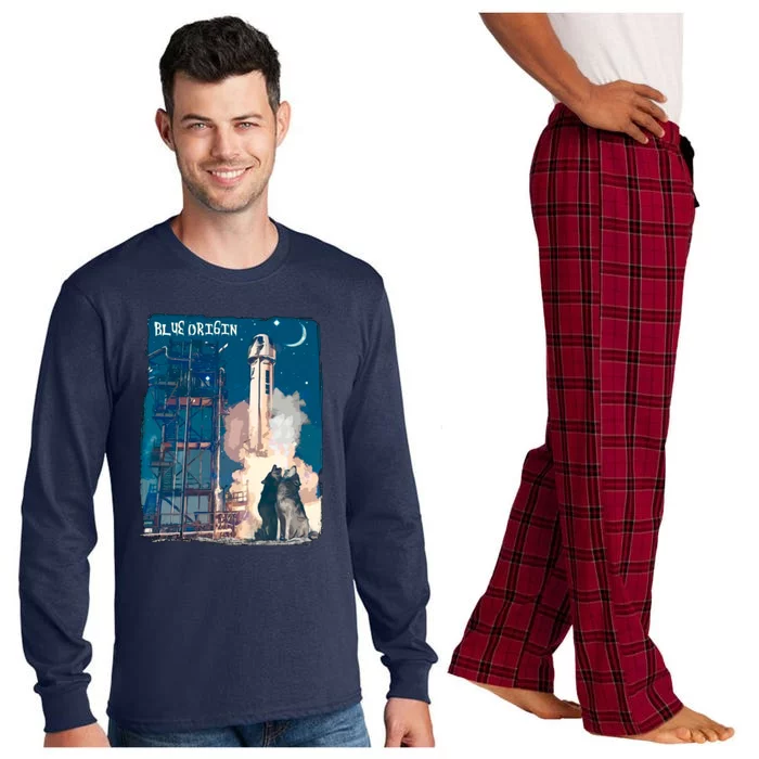 Blue Origin Space Launch Long Sleeve Pajama Set