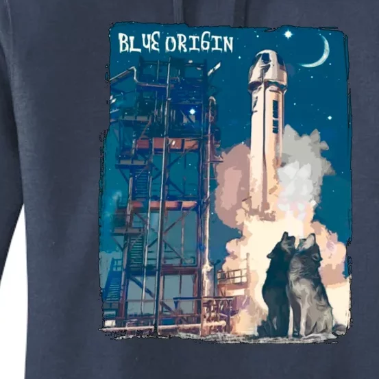 Blue Origin Space Launch Women's Pullover Hoodie