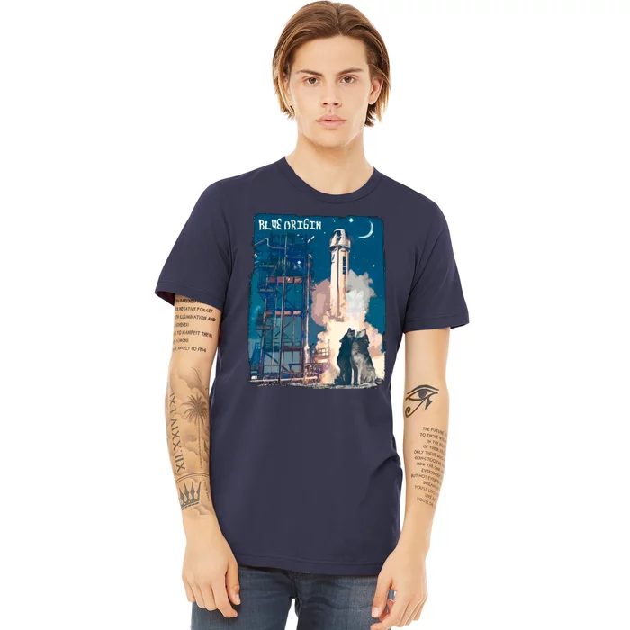 Blue Origin Space Launch Premium T-Shirt