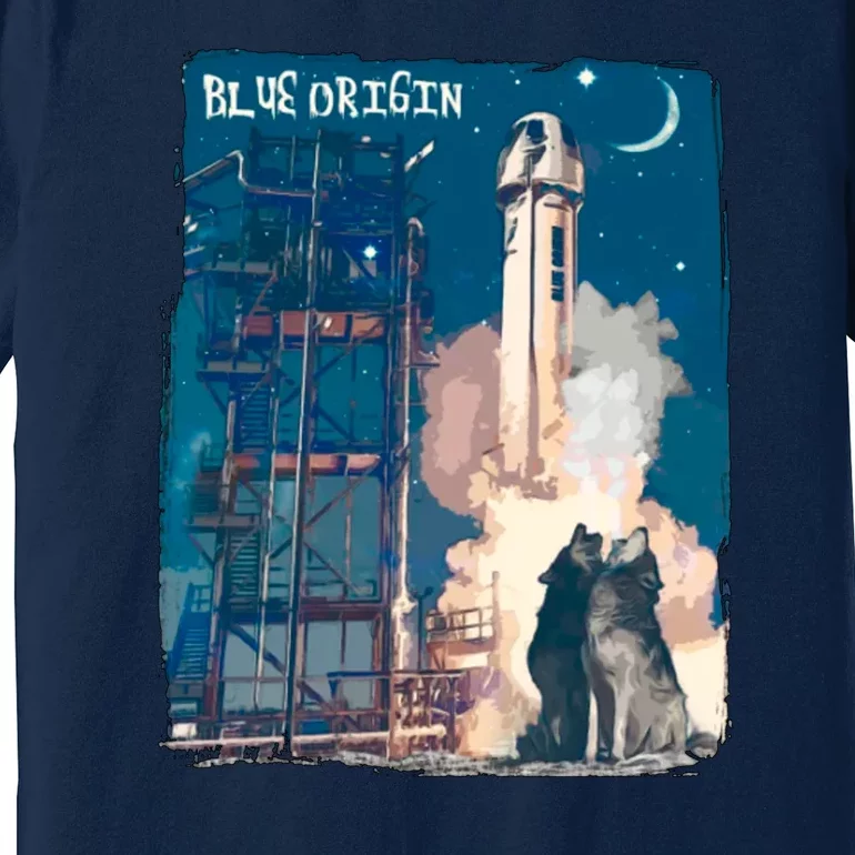 Blue Origin Space Launch Premium T-Shirt