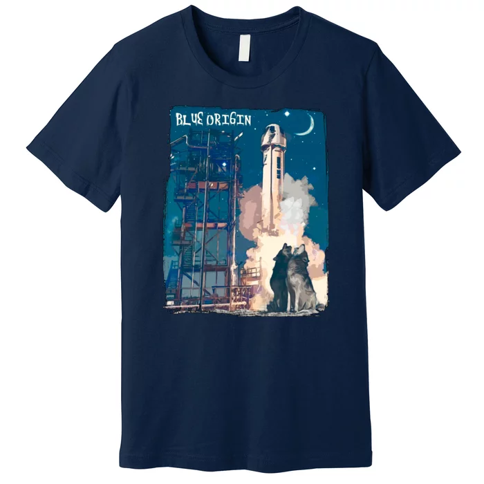 Blue Origin Space Launch Premium T-Shirt