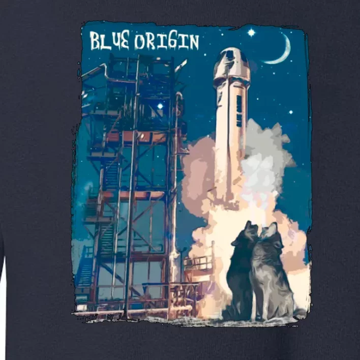 Blue Origin Space Launch Toddler Sweatshirt