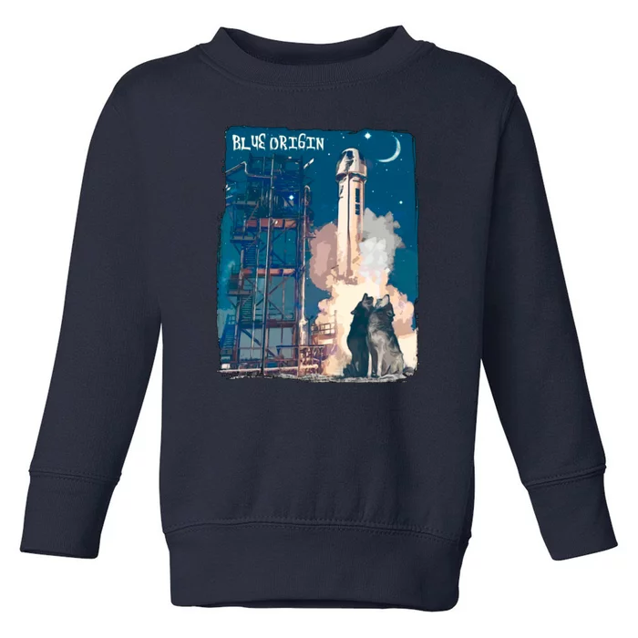 Blue Origin Space Launch Toddler Sweatshirt