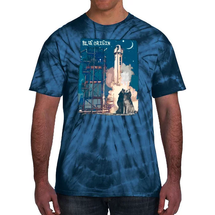 Blue Origin Space Launch Tie-Dye T-Shirt