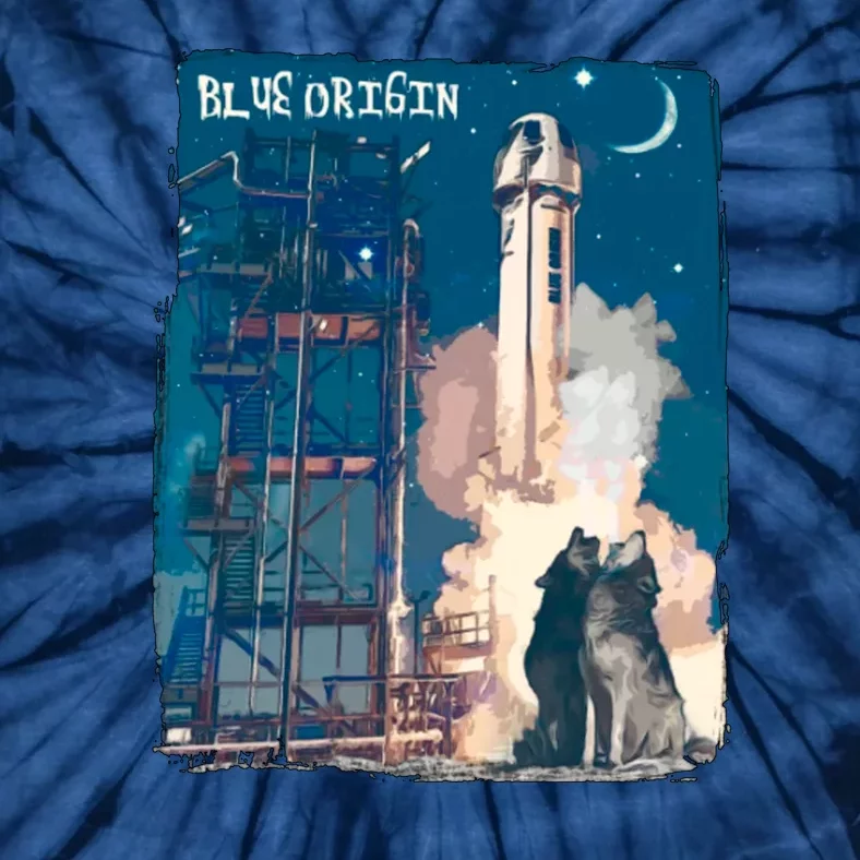 Blue Origin Space Launch Tie-Dye T-Shirt