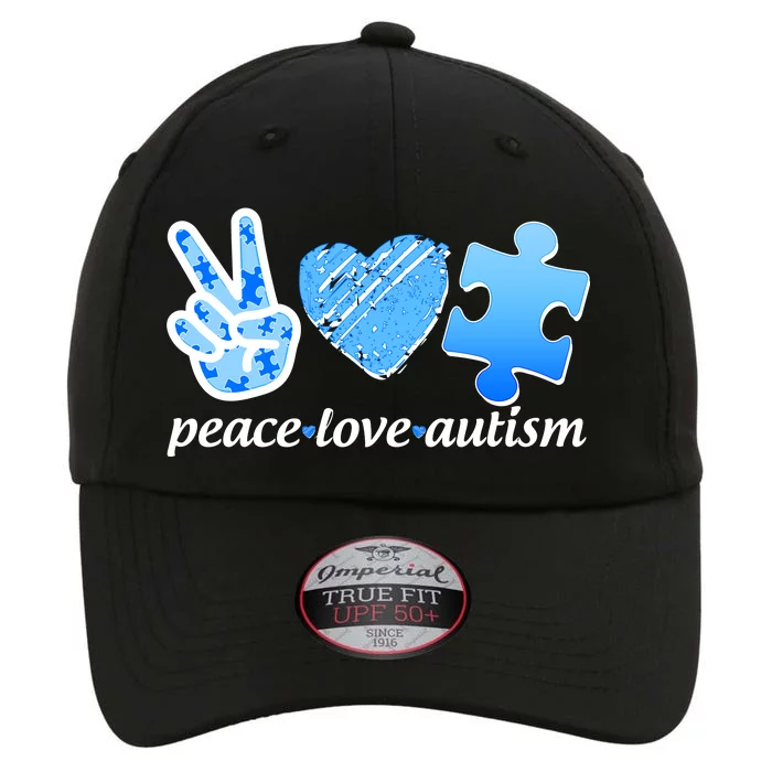 Blue Peace Love Autism The Original Performance Cap