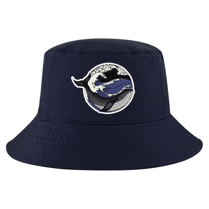 Blue Whale Great Wave Cool Comfort Performance Bucket Hat