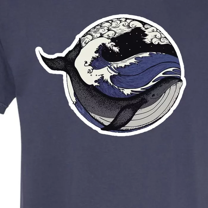 Blue Whale Great Wave Garment-Dyed Heavyweight T-Shirt