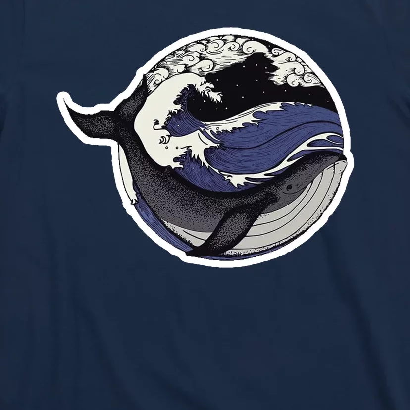 Blue Whale Great Wave T-Shirt