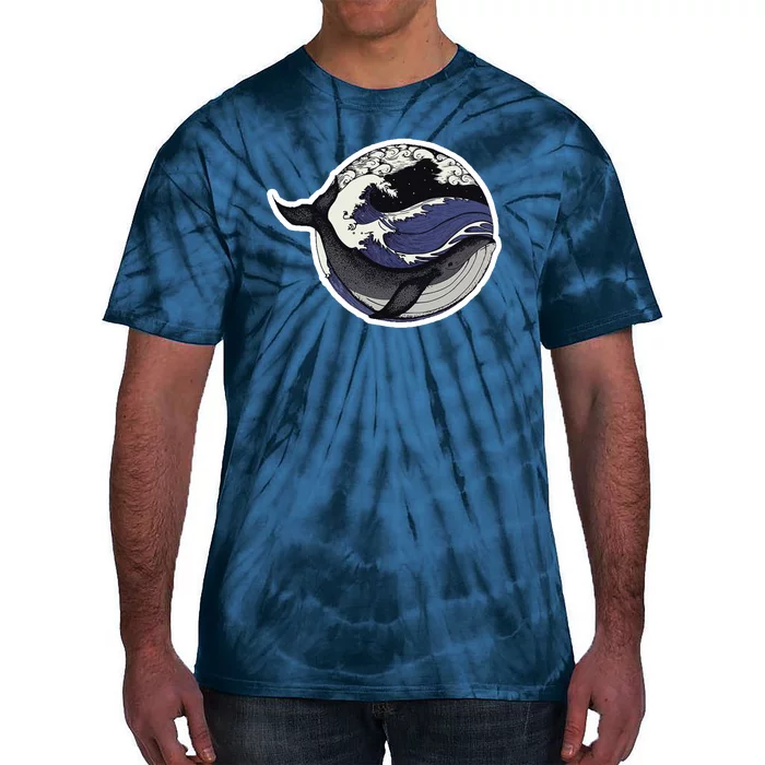 Blue Whale Great Wave Tie-Dye T-Shirt