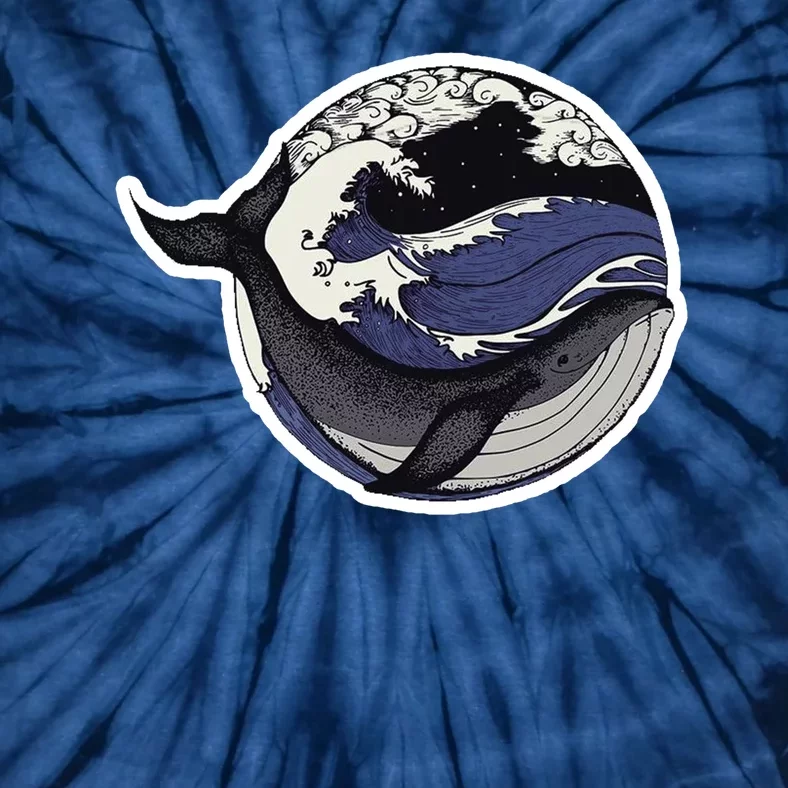 Blue Whale Great Wave Tie-Dye T-Shirt