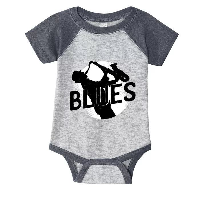 Blues Music Saxophone Infant Baby Jersey Bodysuit