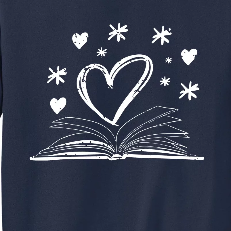 Bookworm Librarian Valentines Day Gift Book Reading Sweatshirt