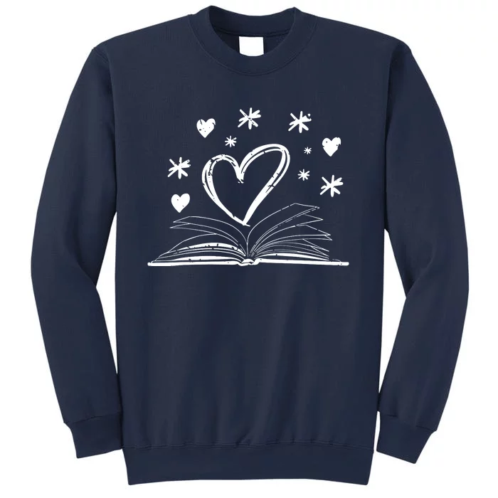 Bookworm Librarian Valentines Day Gift Book Reading Sweatshirt