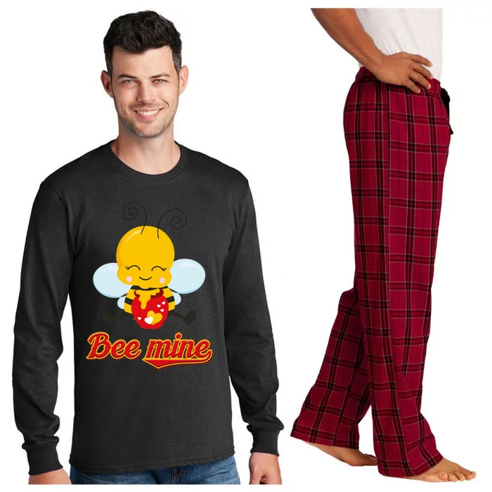 Bee Lover Valentine's Day Gift And Gift Long Sleeve Pajama Set