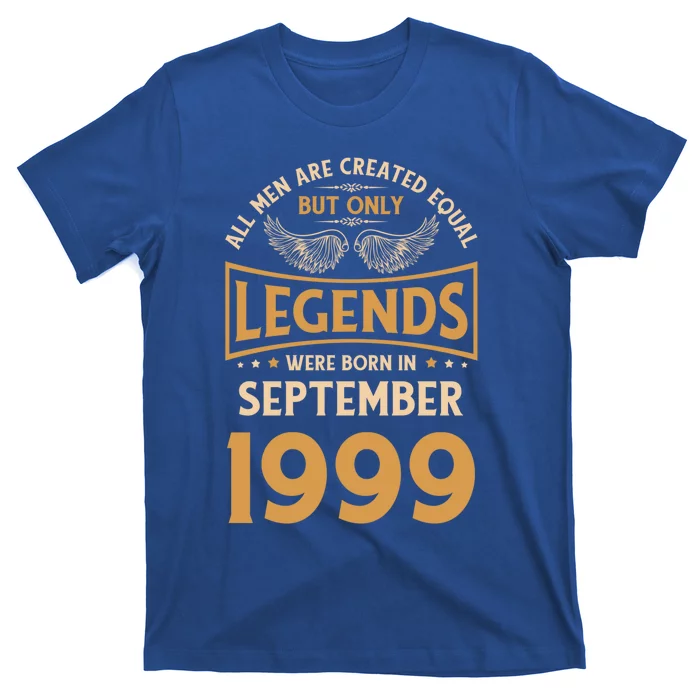 Birthday Legends Were Born In September 1999 Gift T-Shirt