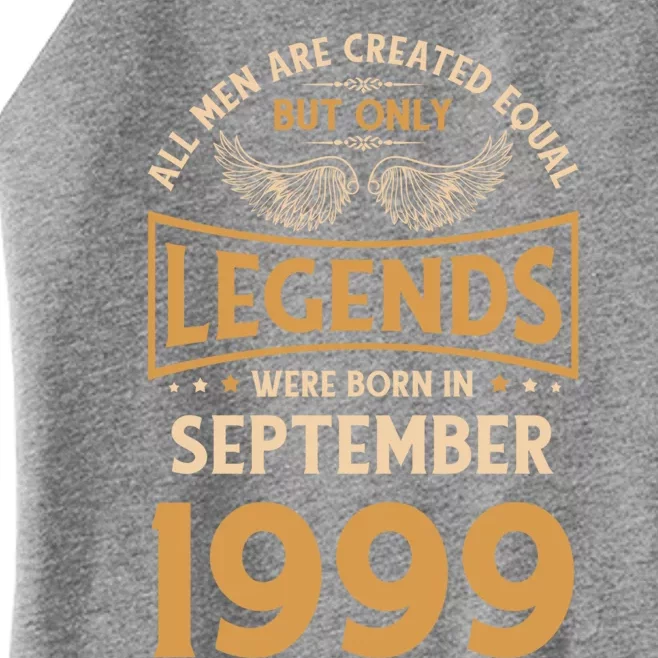 Birthday Legends Were Born In September 1999 Gift Women’s Perfect Tri Rocker Tank