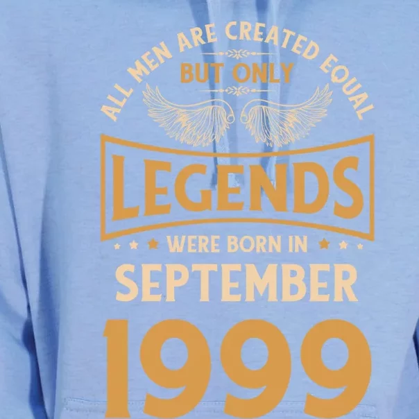 Birthday Legends Were Born In September 1999 Gift Unisex Surf Hoodie