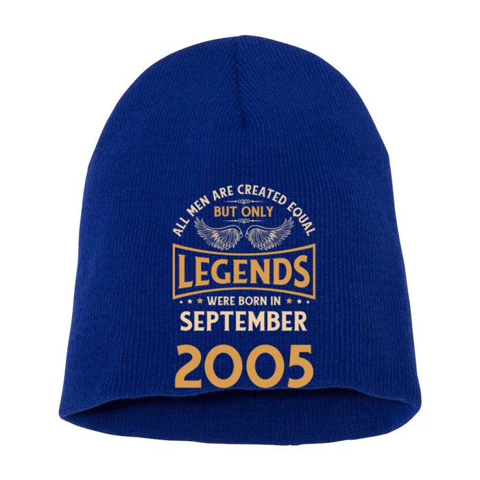 Birthday Legends Were Born In September 2005 Gift Short Acrylic Beanie