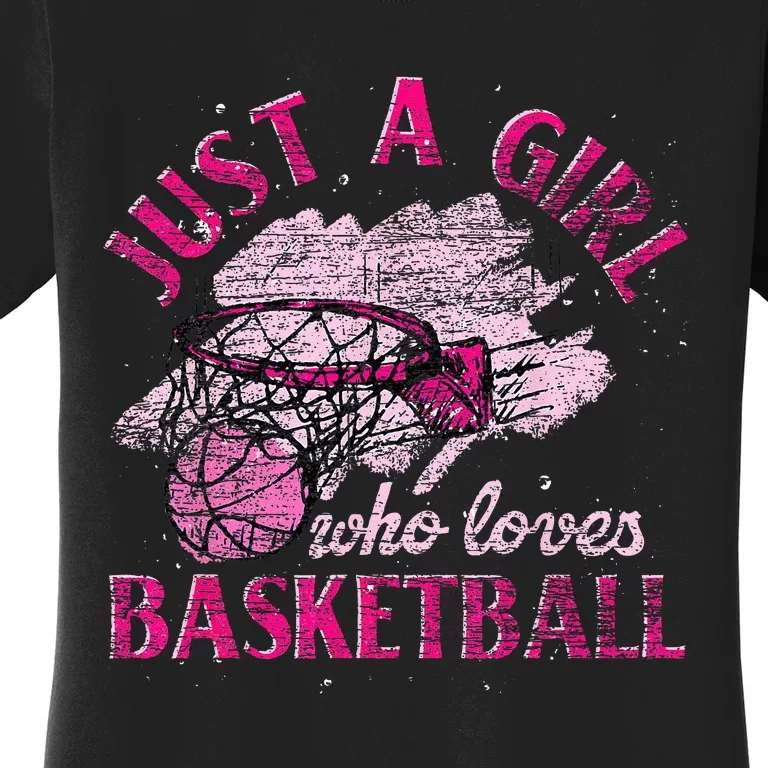 Basketball Lover Women Girls Basketball Player Basketball Women's T-Shirt