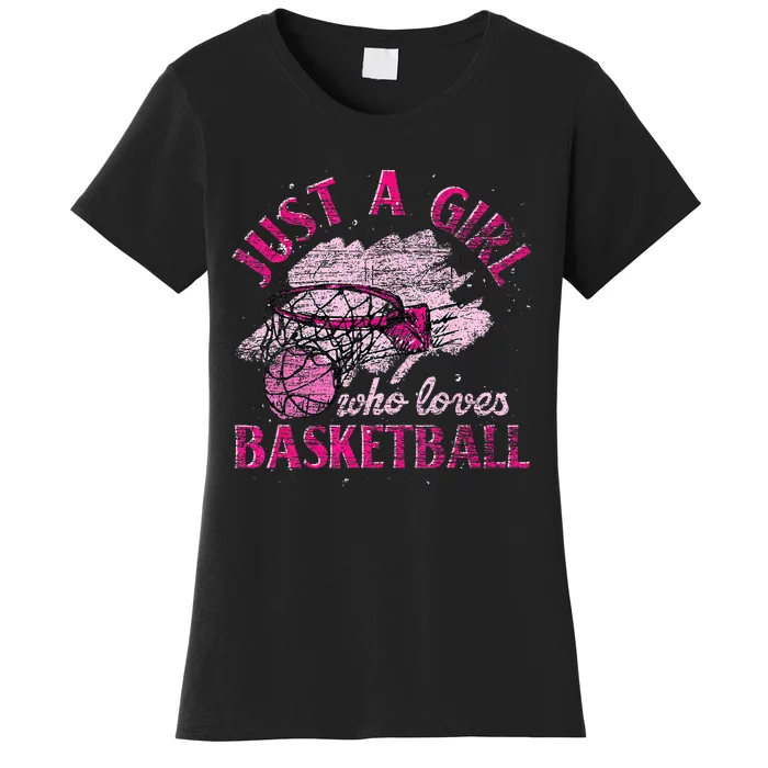 Basketball Lover Women Girls Basketball Player Basketball Women's T-Shirt