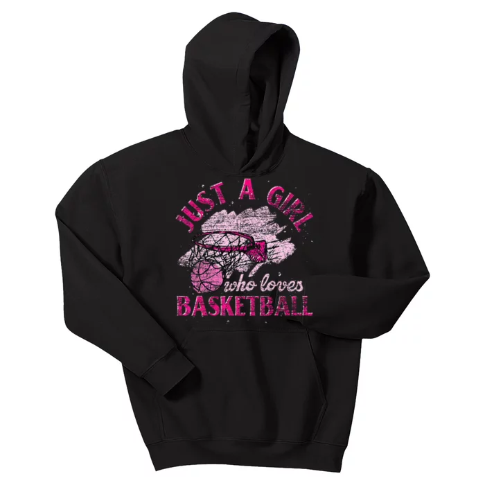 Basketball Lover Women Girls Basketball Player Basketball Kids Hoodie