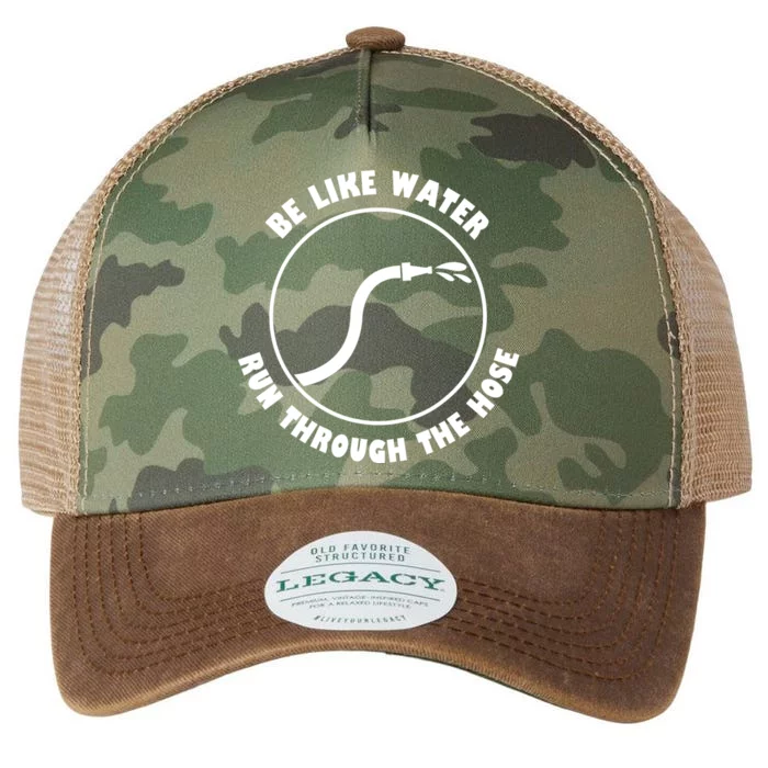 Be Like Water Run Through The Hose Legacy Tie Dye Trucker Hat