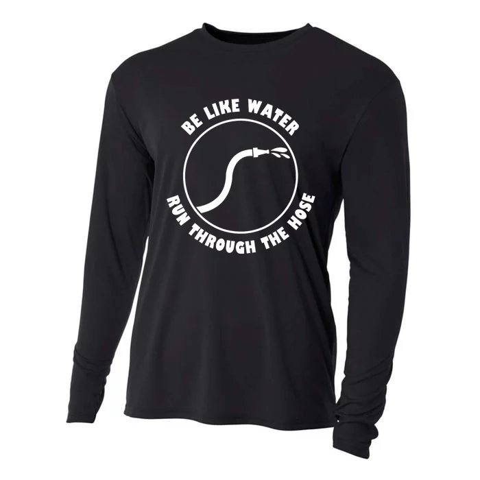 Be Like Water Run Through The Hose Cooling Performance Long Sleeve Crew