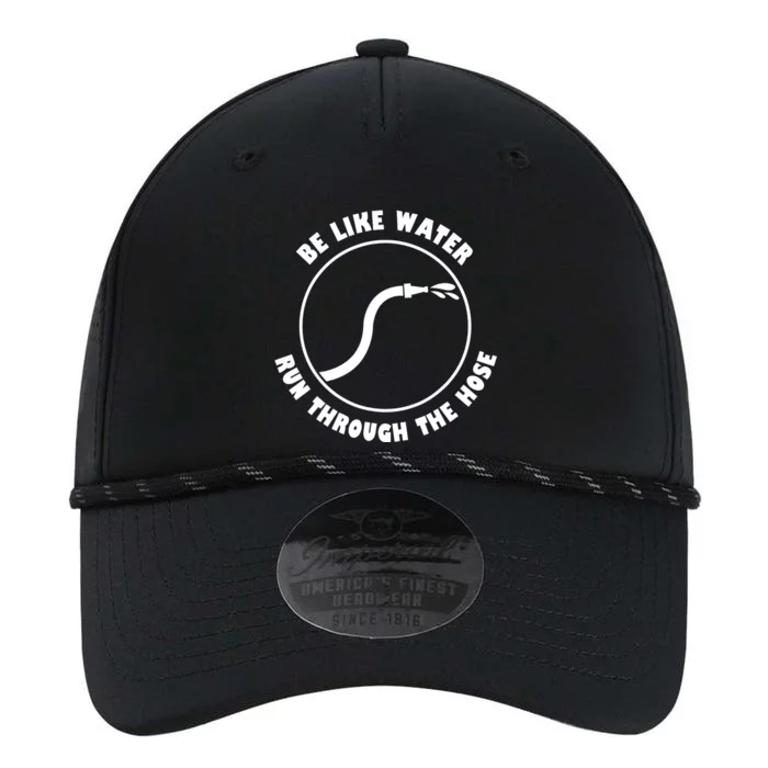 Be Like Water Run Through The Hose Performance The Dyno Cap