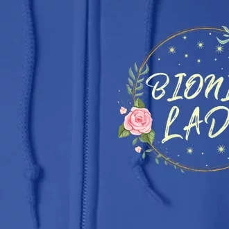 Bionic Lady Wo Broken Bone Knee Recovering Surgery Gifts Full Zip Hoodie