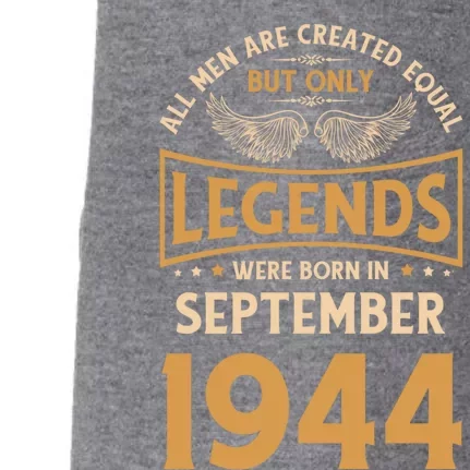 Birthday Legends Were Born In September 1944 Gift Doggie 3-End Fleece Hoodie