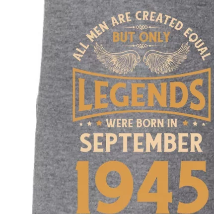 Birthday Legends Were Born In September 1945 Gift Doggie 3-End Fleece Hoodie