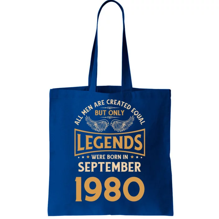 Birthday Legends Were Born In September 1980 Great Gift Tote Bag