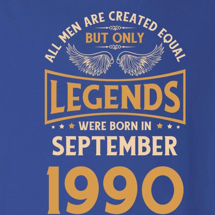 Birthday Legends Were Born In September 1990 Cool Gift Toddler Long Sleeve Shirt