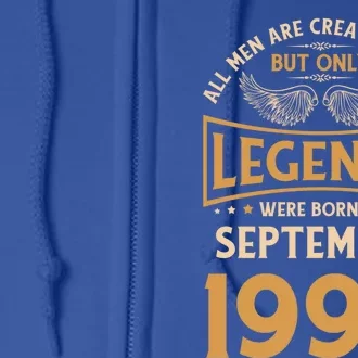 Birthday Legends Were Born In September 1999 Great Gift Full Zip Hoodie